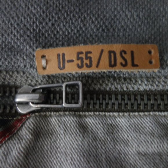 Diesel 55DSL U55 Deep Silent Lethal Kaki Zip Up Hoodie Made in India Size S - Picture 7 of 16